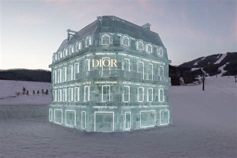 dior ice sculpture|Dior Replicates Avenue Montaigne Flagship in Ice for China Ski .